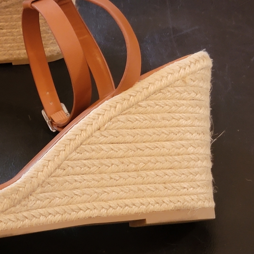 A New Day Tina Heels Cognac Size 9.5 - Picture 12 of 14